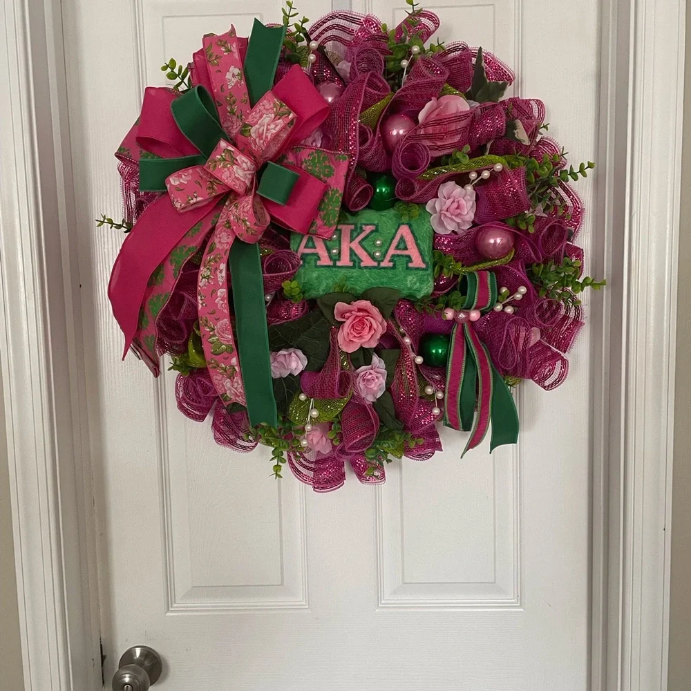 AKA SORORITY WREATH